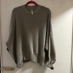 Cozy Gray Knit Sweater